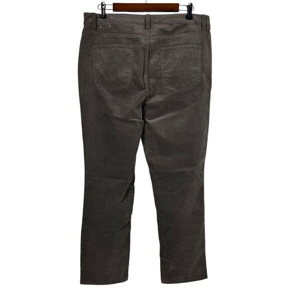 Talbots Corduroy Straight Leg Pant size 14P Grey - Picture 3 of 8
